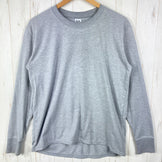 [Unisex M Gray] Bring Drycottony Long Sleeve T-Shirt - Polyester Wear Tops Inner Shirt Long Sleeve T-Shirt Crew Neck Synthetic Fiber z0