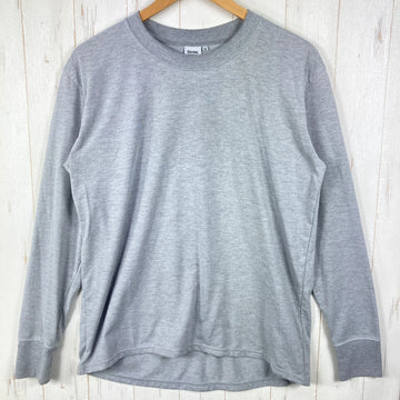 【Unisex M グレー系】 Bring ( ブリング ) ドライコットニー ロングスリーブ ティーシャツ Drycottony Long Sleeve Shirt ポリエステル ウェア トップス インナー シャツ ロングスリーブTシャツ クルーネック 化繊 z0