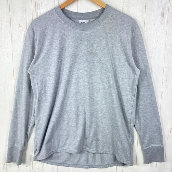 【Unisex M グレー系】 Bring ( ブリング ) ドライコットニー ロングスリーブ ティーシャツ Drycottony Long Sleeve Shirt ポリエステル ウェア トップス インナー シャツ ロングスリーブTシャツ クルーネック 化繊 z0
