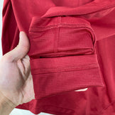 【Men's M レッド系】 Finetrack ( ファイントラック ) ドラウト エア ジップ ネック Drought Air Zip Neck ポリエステル ウェア トップス インナー シャツ ロングスリーブシャツ 化繊 z00059826  化繊 ロングス