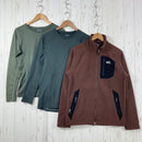 【Men's M ブラウン系】 Millet ( ミレー ) ・フェニックス フリース・ロングスリーブティー 計3点セット バルク販売 卸売り ウェア トップス アウター ジャケット フリース z00060082  フリース アウター ジャケット トップス ウェア-1