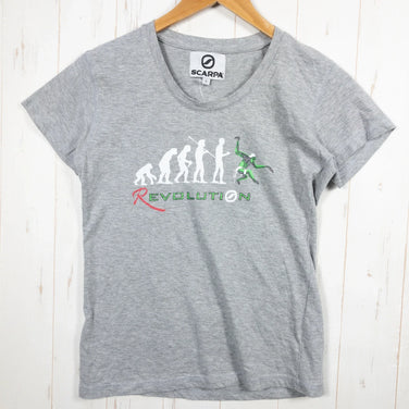 【Women's S グレー系】 Scarpa ( スカルパ ) レボリューション ティー Revolution Tee ウェア トップス インナー シャツ ショートスリーブTシャツ クルーネック コットン z00052302 コットン ショートスリーブTシャツ ク - 【公式】2ndGEAR（セカンドギア）Webショップ【登山用品・アウトドア用品専門 買取販売店】