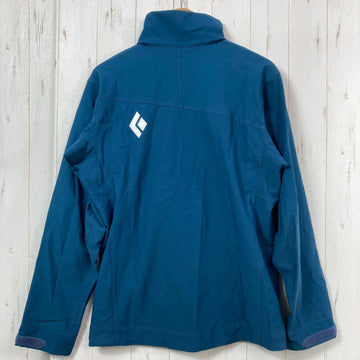 【Men's S ネイビー系】 Black Diamond ( ブラックダイヤモンド ) ブラックダイヤモンド バーチカル ジャケット B.D.V. Jacket アズライト ナイロン ウェア トップス アウター ジャケット ソフトシェル z00057616 アズラ - 0
