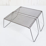 One Size Gray Vargo Titanium Bifold Grill (z00053265) Titanium Cookware Burner Stove