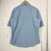 【Unisex M ブルー系】 Nruc ( ヌルク ) ギャスパー エア シャツ GASPER Air SHIRT Light Blue TORAY Dot Air / 2WAYストレッチ / 速乾 ポリエステル ウェア トップス インナー シャツ ショートスリー