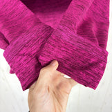 Phenix Ease Melange Long Sleeve Jacket, Women's, Size L, Pink. Polyester fleece top, outerwear jacket, size z00055657.