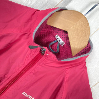 [Kid's 100 Pink] Montbell Light Shell Jacket, Nylon Windshell Jacket, z00054035, Outerwear Top