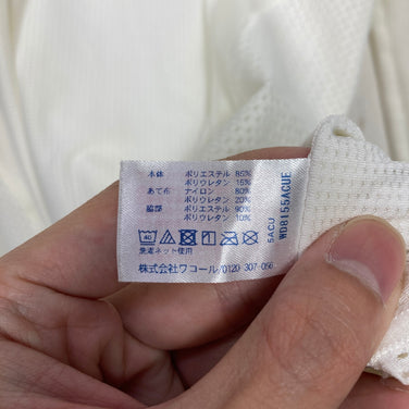 【Women's M アイボリー系】 Cw-X ( シーダブリューエックス ) 柔流トップ メッシュ JYURYU TOP Mesh IV / Ivory 肩甲骨サポート 吸汗速乾 UVカット 抗菌防臭 ポリエステル ウェア トップス インナー シャツ ロングスリーブTシ