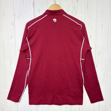 【Men's M レッド系】 Mountain Hardwear ( マウンテンハードウェア ) プルオーバー フィットシャツ ポリエステル ウェア トップス インナー シャツ ロングスリーブシャツ 化繊 z00057540  化繊 ロングスリーブシャツ インナー