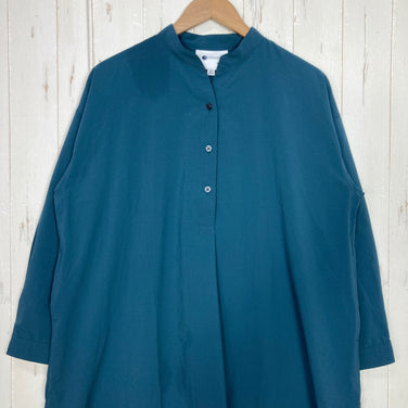 【Women's M ネイビー系】 Mizuno ( ミズノ ) ストレッチ サッカー シャツ ワンピース Stretch Seersucker Shirt Dress ポリエステル ウェア ドレス ワンピース z00060582  ドレス ワンピース ウェア