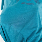 Mountain Equipment Men's Groundup Logo+ Tee, Size M, Green. Polyester, Short Sleeve Crew Neck T-Shirt.