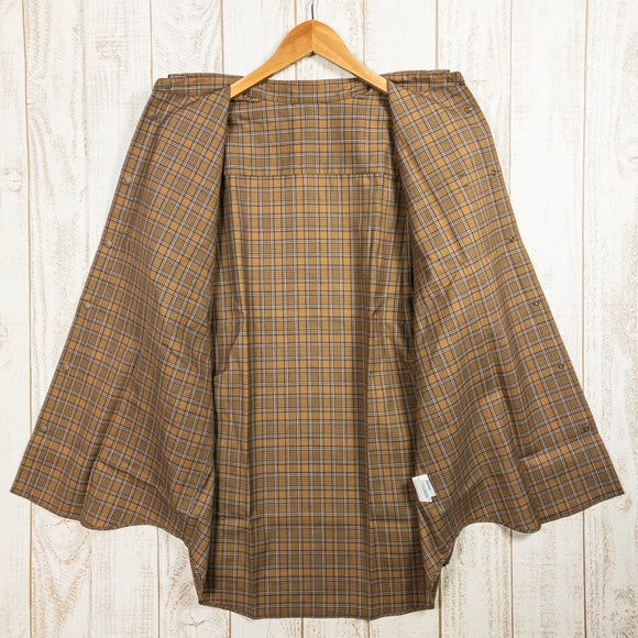 【Men's M ブラウン系】 Ridge Mountain Gear ( リッジマウンテンギア ) メリノ ベーシック ロングスリーブ シャツ Merino Basic Long Sleeve Shirt メリノウール Asian Men's Mocha Plai