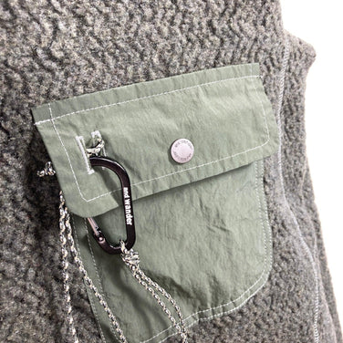 【Women's M グリーン系】 And Wander ( アンドワンダー ) リ ウール ジェーキュー クルー ネック Re Wool JQ Crew Neck ウール 574-3284061 Asian Women's フリース アウター ジャケット トップス - 【公式】2ndGEAR（セカンドギア）Webショップ【登山用品・アウトドア用品専門 買取販売店】