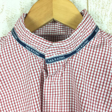 【Men's M レッド系】Sailracing ( セイルレーシング ) ボタンダウン チェック シャツ International Men's 化繊 ロングスリーブシャツ インナー シャツ トップス ウェア - 【公式】2ndGEAR（セカンドギア）Webショップ【登山用品・アウトドア用品専門 買取販売店】