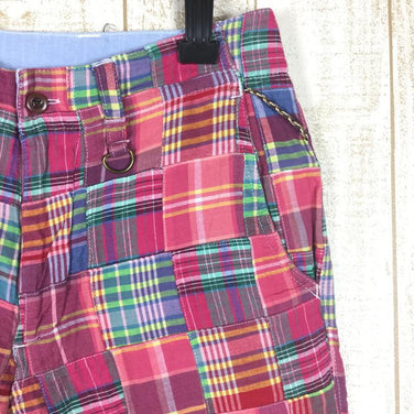 【Men's 28 ピンク系】 Columbia ( コロンビア ) タブスヒル ショーツ マドラスチェック パッチワーク PM4204 Men's コットン ショーツ ショートパンツ ボトムス ウェア - 【公式】2ndGEAR（セカンドギア）Webショップ【登山用品・アウトドア用品専門 買取販売店】