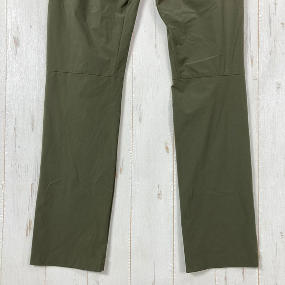 【Women's XS グリーン系】 Mammut ( マムート ) アジリティ スリム パンツ アジアンフィット ウィメンズ AEGILITY Slim Pants AF Women ストレッチ DWR 一体型ベルト ナイロン ウェア ボトムス ロングパンツ ソフトシェ