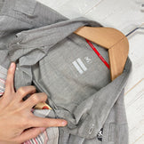 【Men's S グレー系】 Millet ( ミレー ) タメル ショートスリーブ シャツ Tamel Short Sleeve Shirt Castel Rock ポリエステル ウェア トップス インナー シャツ ショートスリーブシャツ コットン z00055