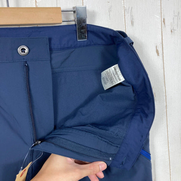 【Men's 36 ネイビー系】 2021 Patagonia ( パタゴニア ) ポイント ピーク トレイル パンツ ショート Point Peak Trail Pants Short NENA New Navy 耐久撥水 立体裁断 ストレッチ ナイロン ウェア ボ