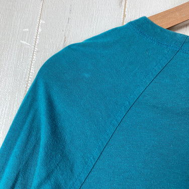 【Women's XS ブルー系】 2010 Patagonia ( パタゴニア ) オーバトー トップ OZG 生産終了モデル 入手困難 オーガニックコットン ウェア トップス インナー シャツ ロングスリーブTシャツ クルーネック コットン z00059886 OZ
