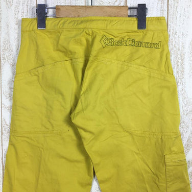 【Men's XS イエロー系】Black Diamond ( ブラックダイヤモンド ) ストレッチ コットン クライミングパンツ 生産終了モデル 入手困難 Men's コットン ロングパンツ ボトムス ウェア - 【公式】2ndGEAR（セカンドギア）Webショップ【登山用品・アウトドア用品専門 買取販売店】