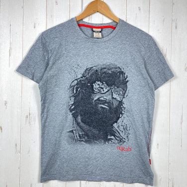 Men's Small Gray Rab Stance Tee Cotton Short Sleeve Crew Neck T-Shirt (z00053778)