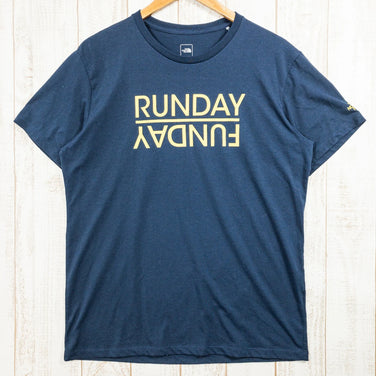 【Men's XL ネイビー系】 The North Face ( ザ・ノースフェイス ) ランディー メッセージ ティー RUNDAY MESSAGE TEE アーバンネイビー ポリエステル ウェア トップス インナー シャツ ショートスリーブTシャツ クルーネック - 【公式】2ndGEAR（セカンドギア）Webショップ【登山用品・アウトドア用品専門 買取販売店】