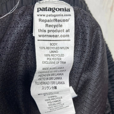男式小号黑色 2024 Patagonia Baggies 长款 7 英寸尼龙短裤 (z00053865)