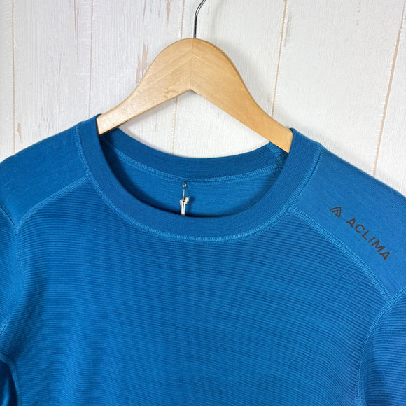 【Men's M ブルー系】 Aclima ( アクリマ ) ストリームウール クルーネック StreamWool Crewneck 108458 374 CORSAIR z00055906 374 CORSAIR ウール ロングスリーブTシャツ クルーネック イ