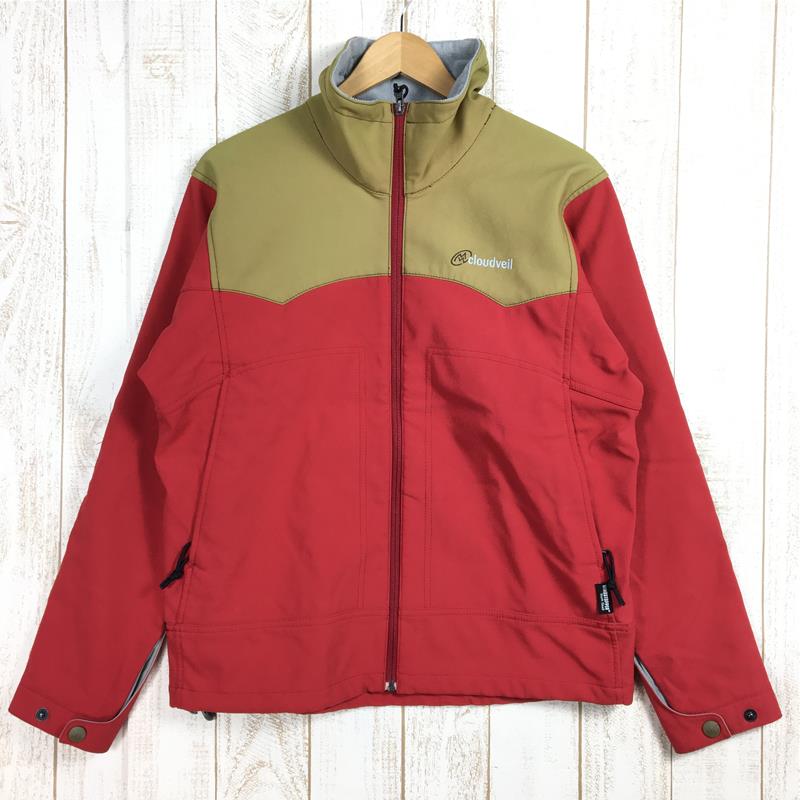 【Men's S レッド系】 Cloudveil ( クラウドベイル ) ヘッドウォール ジャケット Headwall Jacket ソフトシェル フリース ゴアウィンドストッパー ブランド消滅 入手困難 3620 International Men's  フリー