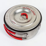 One Size Gray Evernew Titanium Ultralight Cooker 1 Titanium Cookware Cookware Pot z00053441