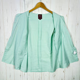 【Women's M グリーン系】 Mizuno ( ミズノ ) ロングスリーブ チェックシャツ ポリエステル ウェア トップス インナー シャツ ロングスリーブシャツ 化繊 z00055013  化繊 ロングスリーブシャツ インナー シャツ トップス ウェア