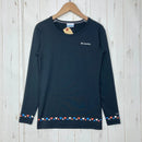 【Women's M ブラック系】 Columbia ( コロンビア ) スクリップスランチ ロングスリーブ トップ ポリエステル ウェア トップス インナー シャツ ロングスリーブTシャツ クルーネック 化繊 z00059439  化繊 ロングスリーブTシャツ クルー-1