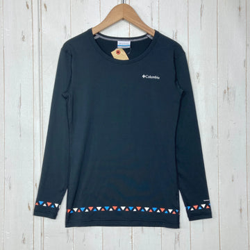 【Women's M ブラック系】 Columbia ( コロンビア ) スクリップスランチ ロングスリーブ トップ ポリエステル ウェア トップス インナー シャツ ロングスリーブTシャツ クルーネック 化繊 z00059439  化繊 ロングスリーブTシャツ クルー