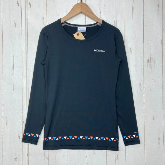 【Women's M ブラック系】 Columbia ( コロンビア ) スクリップスランチ ロングスリーブ トップ ポリエステル ウェア トップス インナー シャツ ロングスリーブTシャツ クルーネック 化繊 z00059439  化繊 ロングスリーブTシャツ クルー