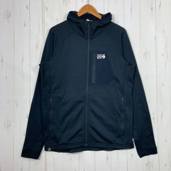 【Men's L ブラック系】 Mountain Hardwear ( マウンテンハードウェア ) ポーラテック パワー グリッド フル ジップ フーディ Polartec Power Grid Full Zip Hoody ポリエステル ウェア トップス アウター