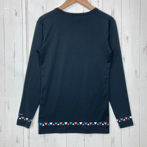 【Women's M ブラック系】 Columbia ( コロンビア ) スクリップスランチ ロングスリーブ トップ ポリエステル ウェア トップス インナー シャツ ロングスリーブTシャツ クルーネック 化繊 z00059439  化繊 ロングスリーブTシャツ クルー