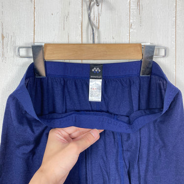 【Men's L ネイビー系】 Montbell ( モンベル ) スーパーメリノウール M.W. タイツ メリノウール ウェア ボトムス タイツ z00059129  タイツ ボトムス ウェア