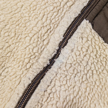 [男款 M 米色] 2009 Patagonia Classic Retro-X 夹克 NWM / 自然色 x 蘑菇棕色，稀有颜色，难以找到，涤纶上衣