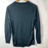 【Men's M ブラック系】 Montbell ( モンベル ) スーパーメリノウール L.W. ラウンドネックシャツ Super Merino Wool L.W. Round Neck Shirt メリノウール ウェア トップス インナー シャツ ロングスリーブ