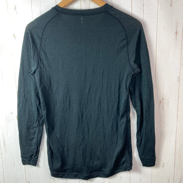 【Men's M ブラック系】 Montbell ( モンベル ) スーパーメリノウール L.W. ラウンドネックシャツ Super Merino Wool L.W. Round Neck Shirt メリノウール ウェア トップス インナー シャツ ロングスリーブ