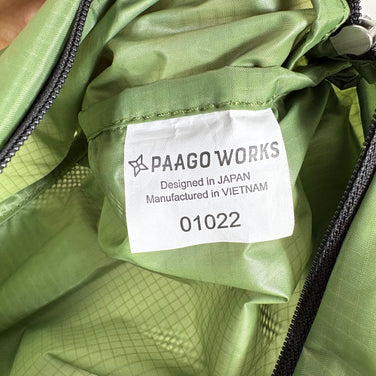 【OneSize グリーン系】 Paago Works ( パーゴワークス ) ダブル フェイス ポーチ 2L W-FACE Pouch 2 Moss Green ナイロン バッグ ストレージ パッキングサック スタッフサック インナーポーチ z00054932 M
