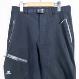 男式 L 码黑色 Finetrack Ever Breath Snow Line 裤子，尼龙，硬壳，z00052797