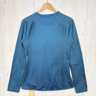 【Women's S ネイビー系】 Mountain Hardwear ( マウンテンハードウェア ) エアメッシュ ロングスリーブ クルー Air Mesh Long Sleeve Crew ポリエステル ウェア トップス アウター ジャケット フリース Teijin