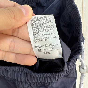 男女通用3号海军蓝。Mannenrou尼龙Harvest Trainer。尼龙服装下装，长裤，防风外套。z00053713。防风长裤，下装。