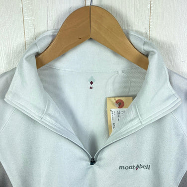 【Women's M ホワイト系】 Montbell ( モンベル ) ウイックロン ZEO ロングスリーブ ジップシャツ WIC ZEO Long Sleeve Zip Short ポリエステル ウェア トップス インナー シャツ ロングスリーブシャツ 化繊 z000