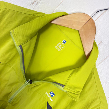 【Men's M グリーン系】 Finetrack ( ファイントラック ) ドラウト エア ジップネック Drought Air Zip Neck ポリエステル ウェア トップス インナー シャツ ロングスリーブシャツ 化繊 z00057914  化繊 ロングスリ