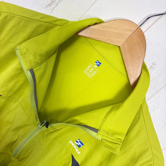 【Men's M グリーン系】 Finetrack ( ファイントラック ) ドラウト エア ジップネック Drought Air Zip Neck ポリエステル ウェア トップス インナー シャツ ロングスリーブシャツ 化繊 z00057914  化繊 ロングスリ