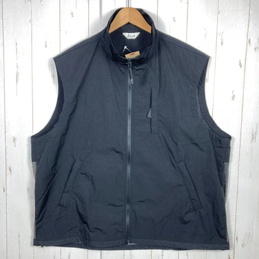 Men's XXL Black Acut Back Pocket Vest, Hard to Find, Pre-order Limited Edition, Nylon Windshell Vest, z00054789