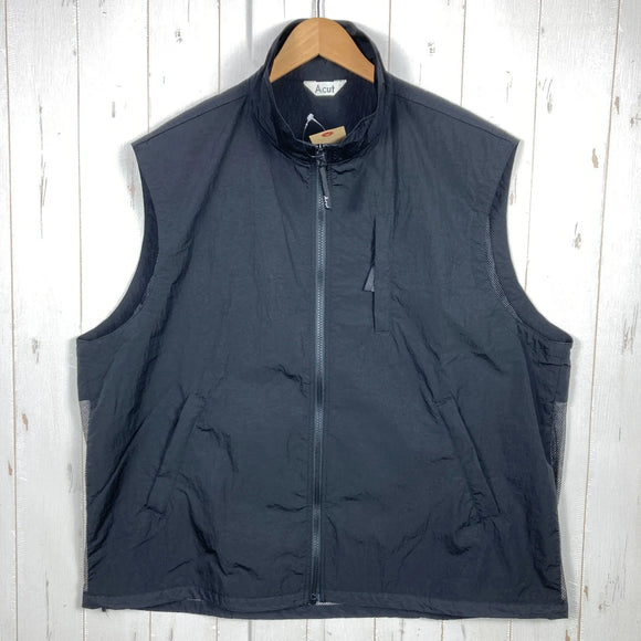 【Men's XXL ブラック系】 Acut（アカット） バックポケットベスト Back Pocket Vest 入手困難 受注会限定モデル ナイロン ウェア トップス ベスト ウィンドシェル z00054789  ウィンドシェル ベスト トップス ウェア