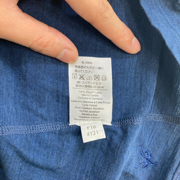 【Women's XS ネイビー系】 Ibex ( アイベックス ) ロングスリーブ メリノ ティー メリノウール ウェア トップス インナー シャツ ロングスリーブTシャツ クルーネック ウール z00056456  ウール ロングスリーブTシャツ クルーネック インナ